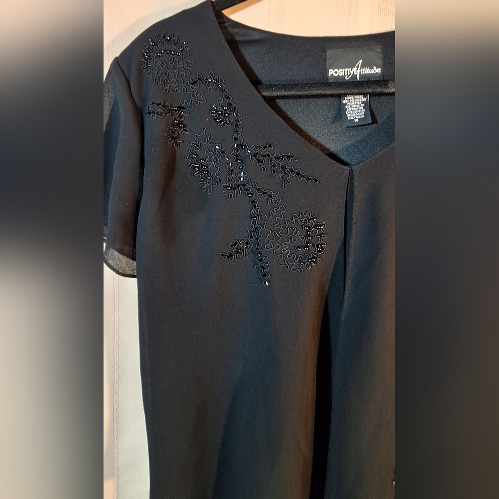 POSITIVE ATTITUDE Black Maxi Dress - Picture 4 of 9